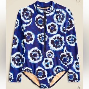 J. Crew Crewcuts Tie-Dye Long Sleeve Rashguard